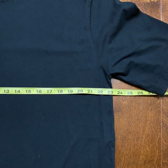Duluth Trading Co Basic Relaxed Fit Longtail Black Pocket Tee Men's Size Large - Picture 4 of 6